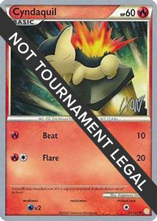 Cyndaquil - 2011 (Christopher Kan) (061/123) [World Championship Decks] - Common