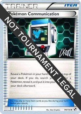 Pokemon Communication - 2011 (Christopher Kan) (099/114) [World Championship Decks] - Uncommon
