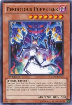 Perditious Puppeteer (Common) (GENF-EN033) - Generation Force 1st Edition