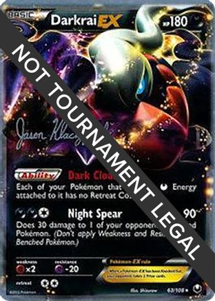 Darkrai EX - 2013 (Jason Klaczynski) (063/108) [World Championship Decks] - Ultra Rare