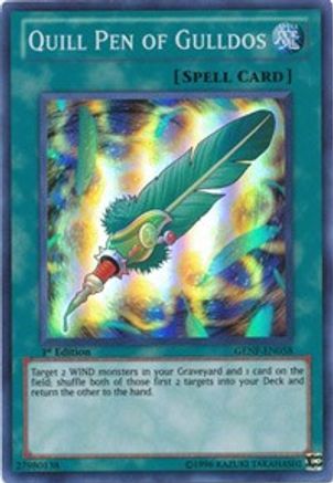 Quill Pen of Gulldos (Super Rare) (GENF-EN058) - Generation Force 1st Edition