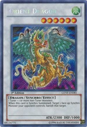 Orient Dragon (Secret Rare) (GENF-EN085) - Generation Force 1st Edition