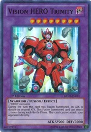 Vision HERO Trinity (Super Rare) (GENF-EN091) - Generation Force 1st Edition