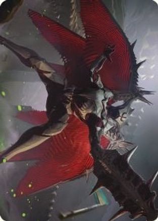 Phyrexian Vindicator Art Card (7/81) (ASONE-007) [Art Series: Phyrexia: All Will Be One]