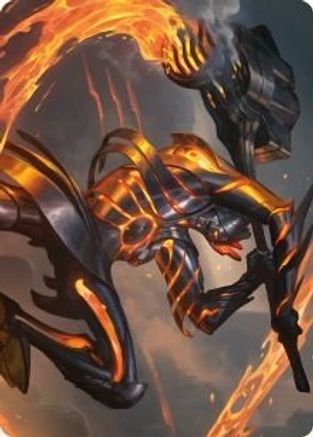 Forgehammer Centurion Art Card (ASONE-026) [Art Series: Phyrexia: All Will Be One]