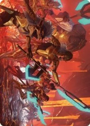 Roar of Resistance Art Card (ASONE-034) [Art Series: Phyrexia: All Will Be One]