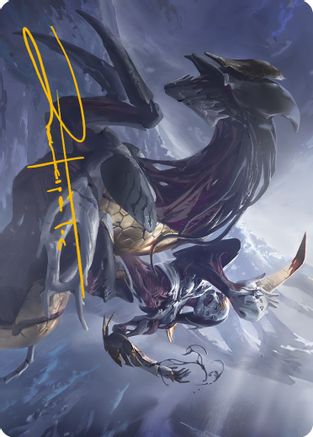 Ria Ivor, Bane of Bladehold Art Card (Gold-Stamped Signature) (ASONE-053) [Art Series: Phyrexia: All Will Be One]