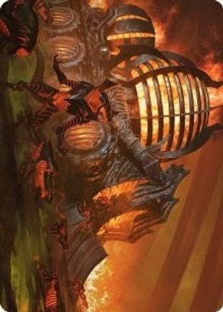 Urabrask's Forge Art Card (ASONE-037) [Art Series: Phyrexia: All Will Be One]