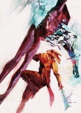 Hexgold Slash Art Card (ASONE-030) [Art Series: Phyrexia: All Will Be One]