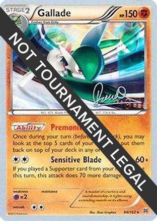Gallade - 2017 (Diego Cassiraga) (084/162) [World Championship Decks] - Rare