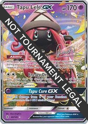 Tapu Lele GX - 2017 (Diego Cassiraga) (060/145) [World Championship Decks] - Ultra Rare