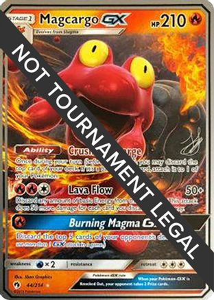 Magcargo GX - 2019 (Henry Brand) (044/214) [World Championship Decks] - Ultra Rare