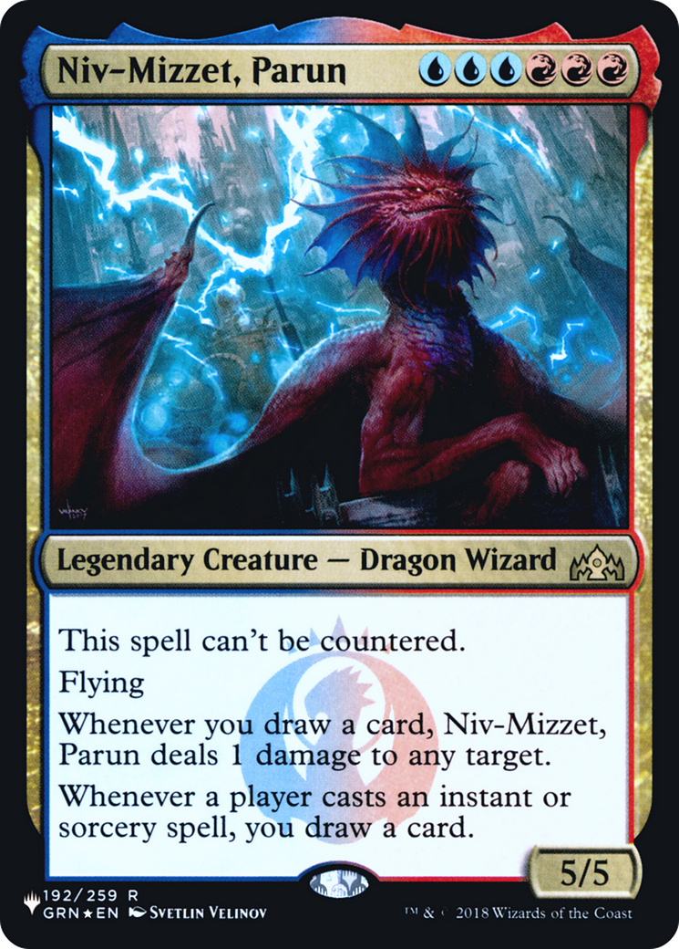 Niv-Mizzet, Parun (LIST-192) [The List] Foil