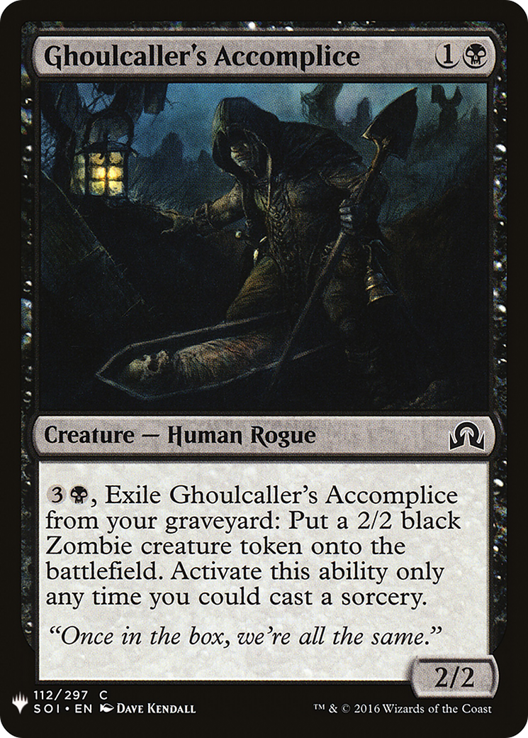 Ghoulcaller's Accomplice (LIST-112) [The List]