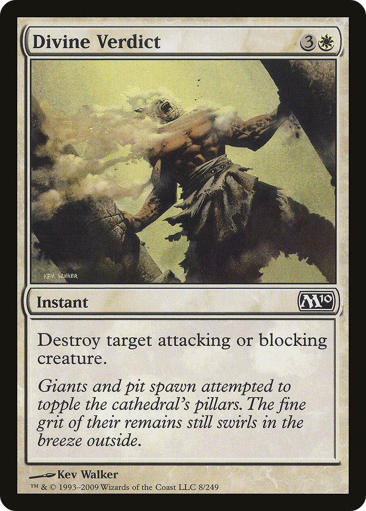 Divine Verdict (M10-008) [Magic 2010] Foil
