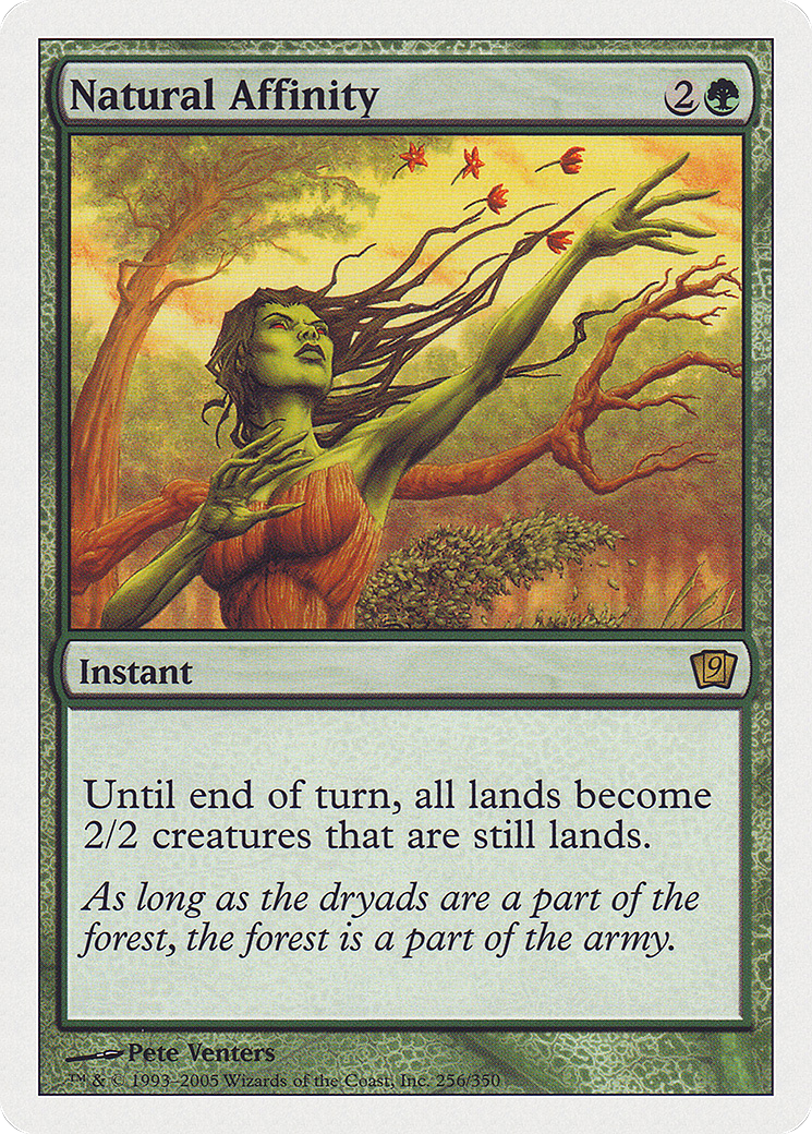 Natural Affinity (9ED-256) [9th Edition] Foil