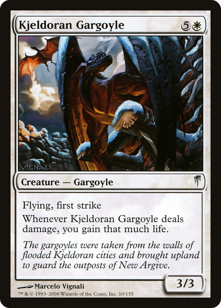 Kjeldoran Gargoyle (CSP-010) [Coldsnap]