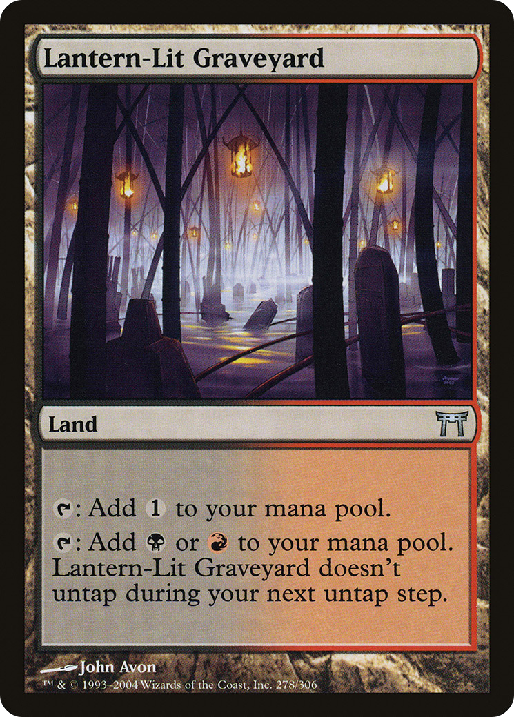 Lantern-Lit Graveyard (CHK-278) [Champions of Kamigawa]