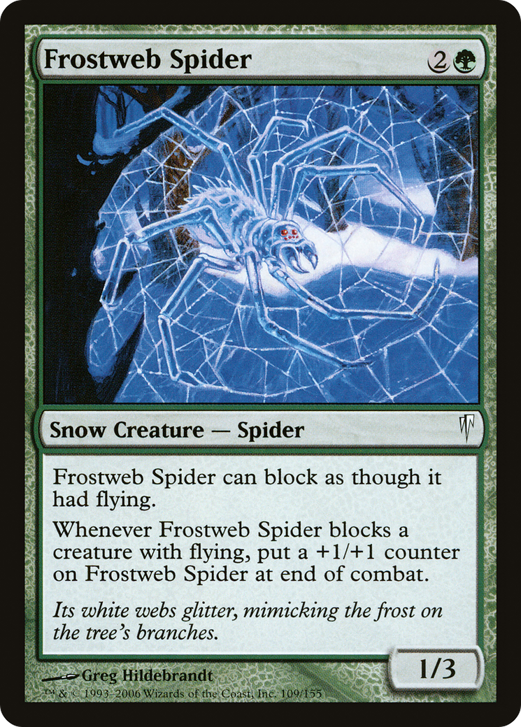 Frostweb Spider (CSP-109) [Coldsnap] Foil