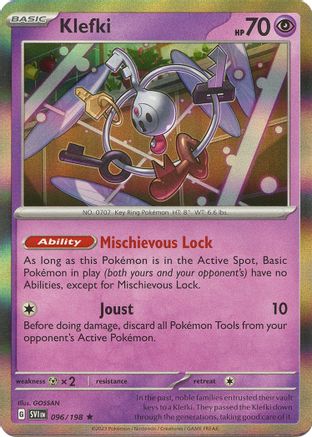 Klefki (096/198) [SV01 Scarlet & Violet Base Set] Reverse Holofoil - Rare