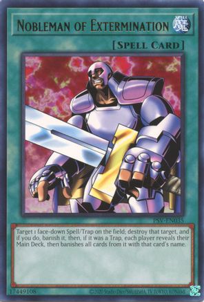 Nobleman of Extermination (Rare) (PSV-EN035) - Pharaoh's Servant (25th Anniversary Edition) Unlimited