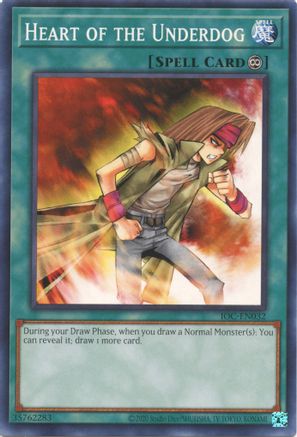 Heart of the Underdog (Common) (IOC-EN032) - Invasion of Chaos (25th Anniversary Edition) Unlimited