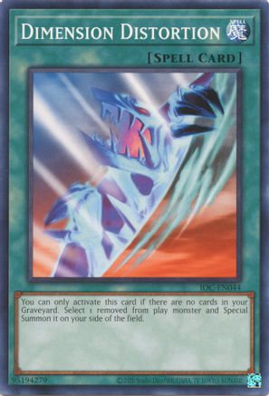 Dimension Distortion (Common) (IOC-EN044) - Invasion of Chaos (25th Anniversary Edition) Unlimited