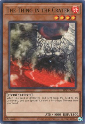 The Thing in the Crater (Common) (IOC-EN063) - Invasion of Chaos (25th Anniversary Edition) Unlimited