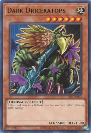 Dark Driceratops (Rare) (IOC-EN073) - Invasion of Chaos (25th Anniversary Edition) Unlimited