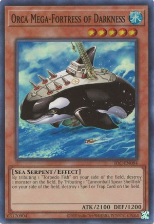 Orca Mega-Fortress of Darkness (Super Rare) (IOC-EN084) - Invasion of Chaos (25th Anniversary Edition) Unlimited