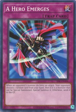 A Hero Emerges (Common) (IOC-EN104) - Invasion of Chaos (25th Anniversary Edition) Unlimited