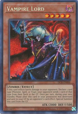 Vampire Lord (Secret Rare) (DCR-EN000) - Dark Crisis (25th Anniversary Edition) Unlimited