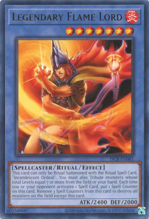 Legendary Flame Lord (Rare) (DCR-EN081) - Dark Crisis (25th Anniversary Edition) Unlimited