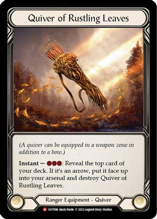 Quiver of Rustling Leaves (OUT096) - Outsiders Cold Foil