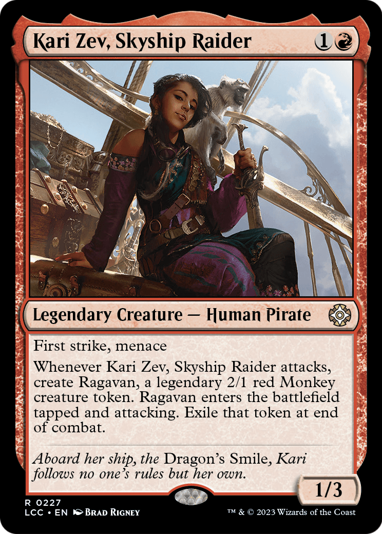 Kari Zev, Skyship Raider [Commander: The Lost Caverns of Ixalan]