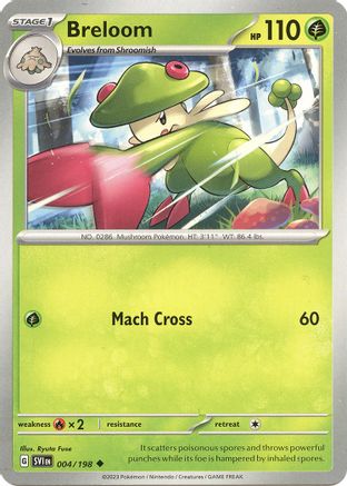 Breloom (004/198) [SV01 Scarlet & Violet Base Set] Reverse Holofoil - Uncommon
