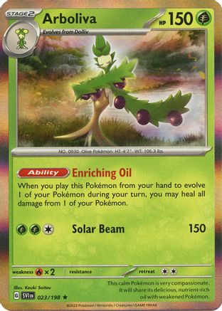 Arboliva (023/198) [SV01 Scarlet & Violet Base Set] Holofoil - Rare