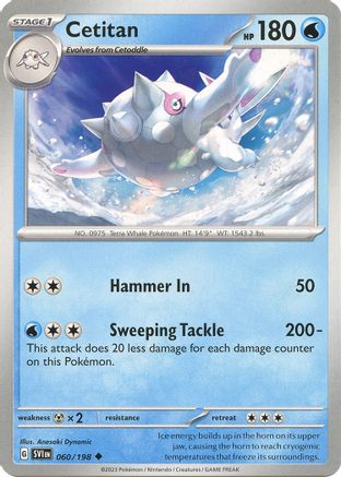 Cetitan (060/198) [SV01 Scarlet & Violet Base Set] - Uncommon
