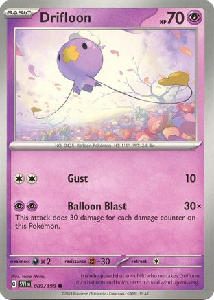Drifloon (089/198) [SV01 Scarlet & Violet Base Set] Reverse Holofoil - Common