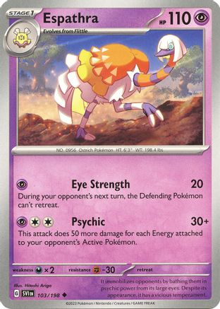 Espathra (103/198) [SV01 Scarlet & Violet Base Set] Reverse Holofoil - Uncommon