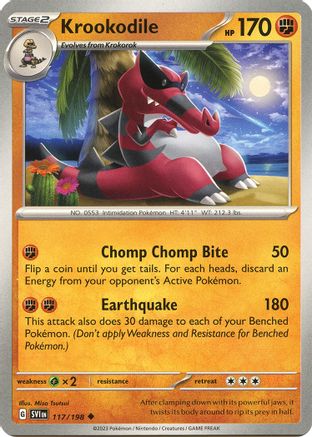 Krookodile (117/198) [SV01 Scarlet & Violet Base Set] - Uncommon
