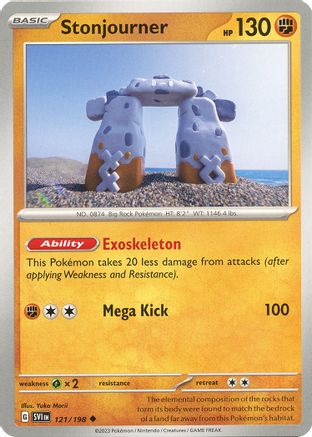 Stonjourner (121/198) [SV01 Scarlet & Violet Base Set] - Uncommon