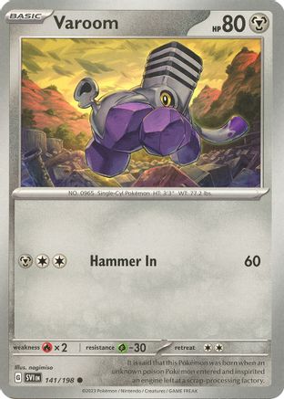 Varoom (141/198) [SV01 Scarlet & Violet Base Set] - Common