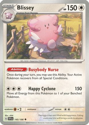 Blissey (145/198) [SV01 Scarlet & Violet Base Set] - Uncommon