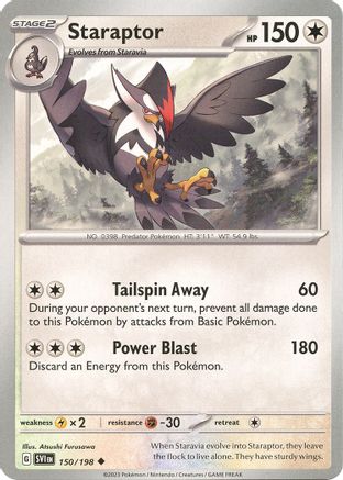 Staraptor (150/198) [SV01 Scarlet & Violet Base Set] Reverse Holofoil - Uncommon