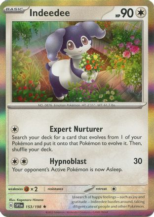 Indeedee (153/198) [SV01 Scarlet & Violet Base Set] Reverse Holofoil - Rare