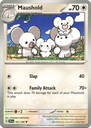 Maushold (161/198) [SV01 Scarlet & Violet Base Set] Reverse Holofoil - Uncommon