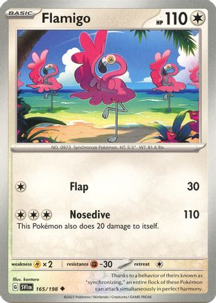 Flamigo (165/198) [SV01 Scarlet & Violet Base Set] Reverse Holofoil - Uncommon