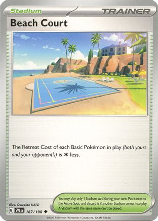 Beach Court (167/198) [SV01 Scarlet & Violet Base Set] - Uncommon