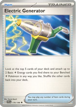 Electric Generator (170/198) [SV01 Scarlet & Violet Base Set] - Uncommon